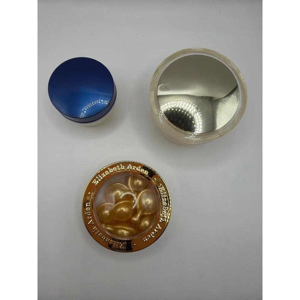 Elizabeth Arden Ceramide Gold Capsules & Plump Perfect‎ Day Night Cream Set 3pc